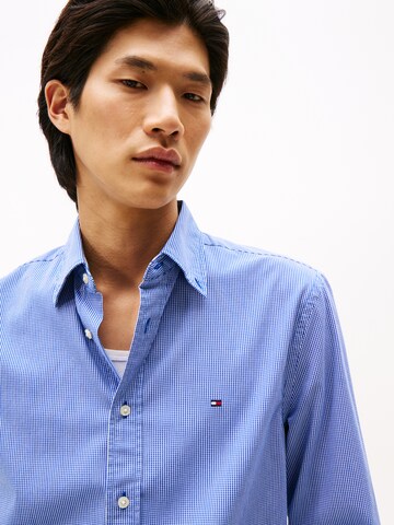 Coupe regular Chemise 'FLEX' TOMMY HILFIGER en bleu