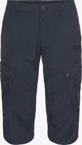 JACK WOLFSKIN Outdoorbroek 'Desert Valley' in Blauw: voorkant