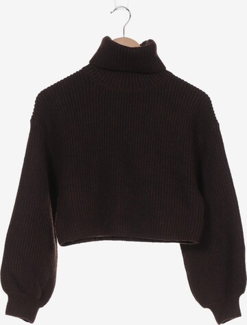 Monki Sweater & Cardigan in XS in Brown: front