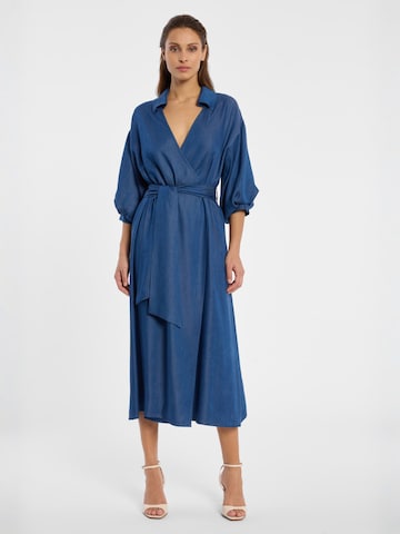 Ana Alcazar Jurk 'Darla' in Blauw