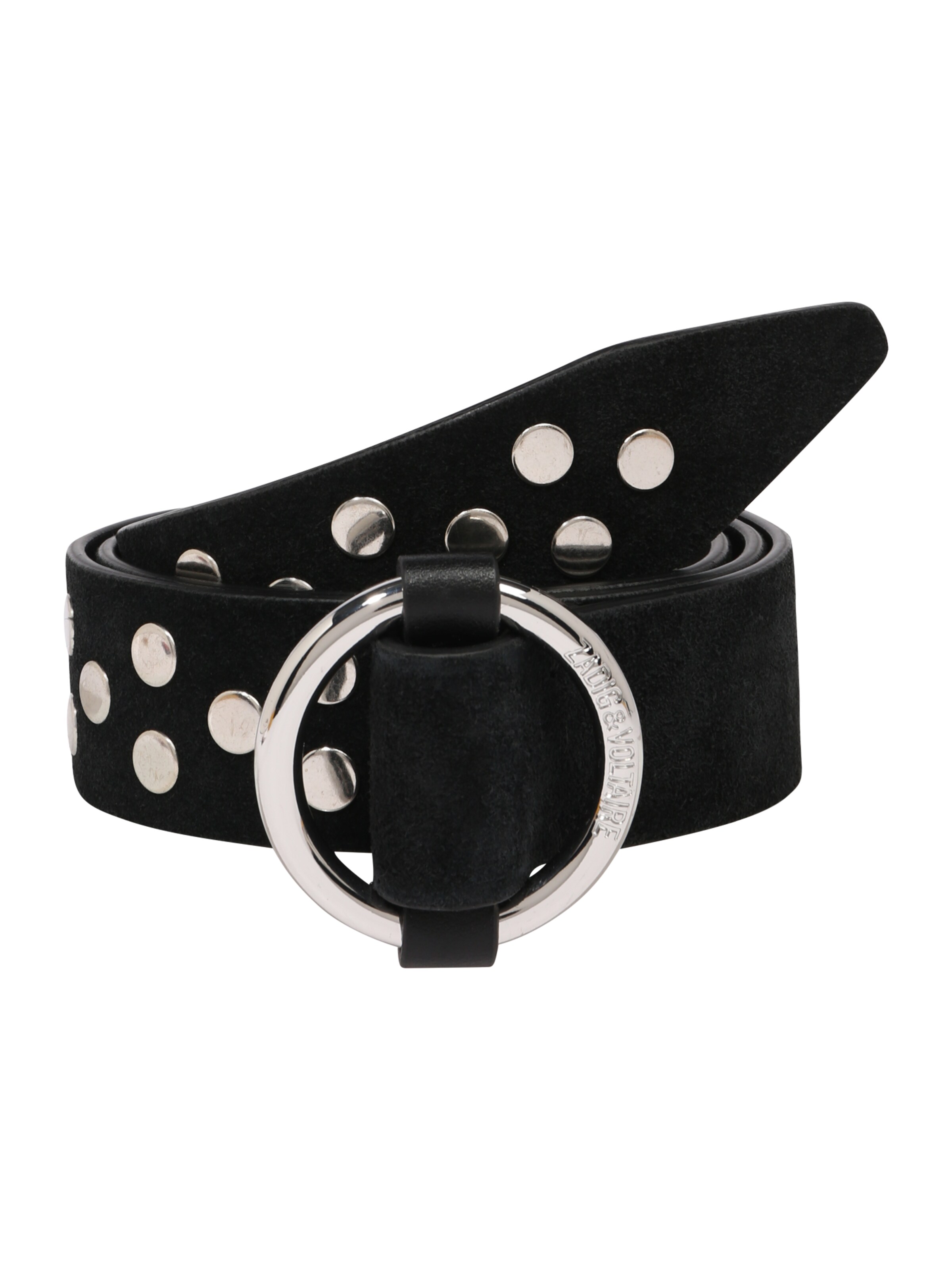 Zadig & Voltaire Belt in Black: front