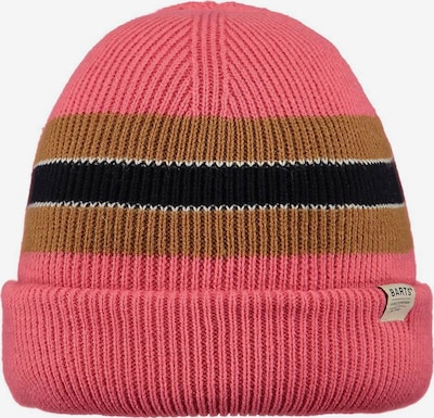 Barts Beanie in Brown / Light grey / Pink / Black, Item view