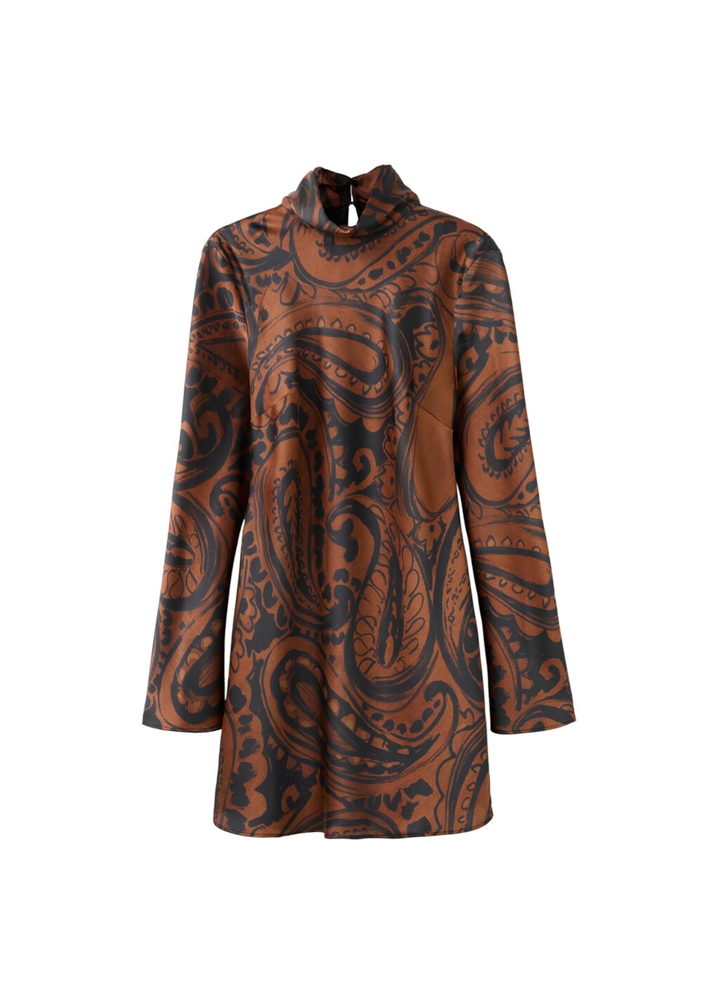 MANGO Kleid 'Matilda' in Braun: Vorderseite