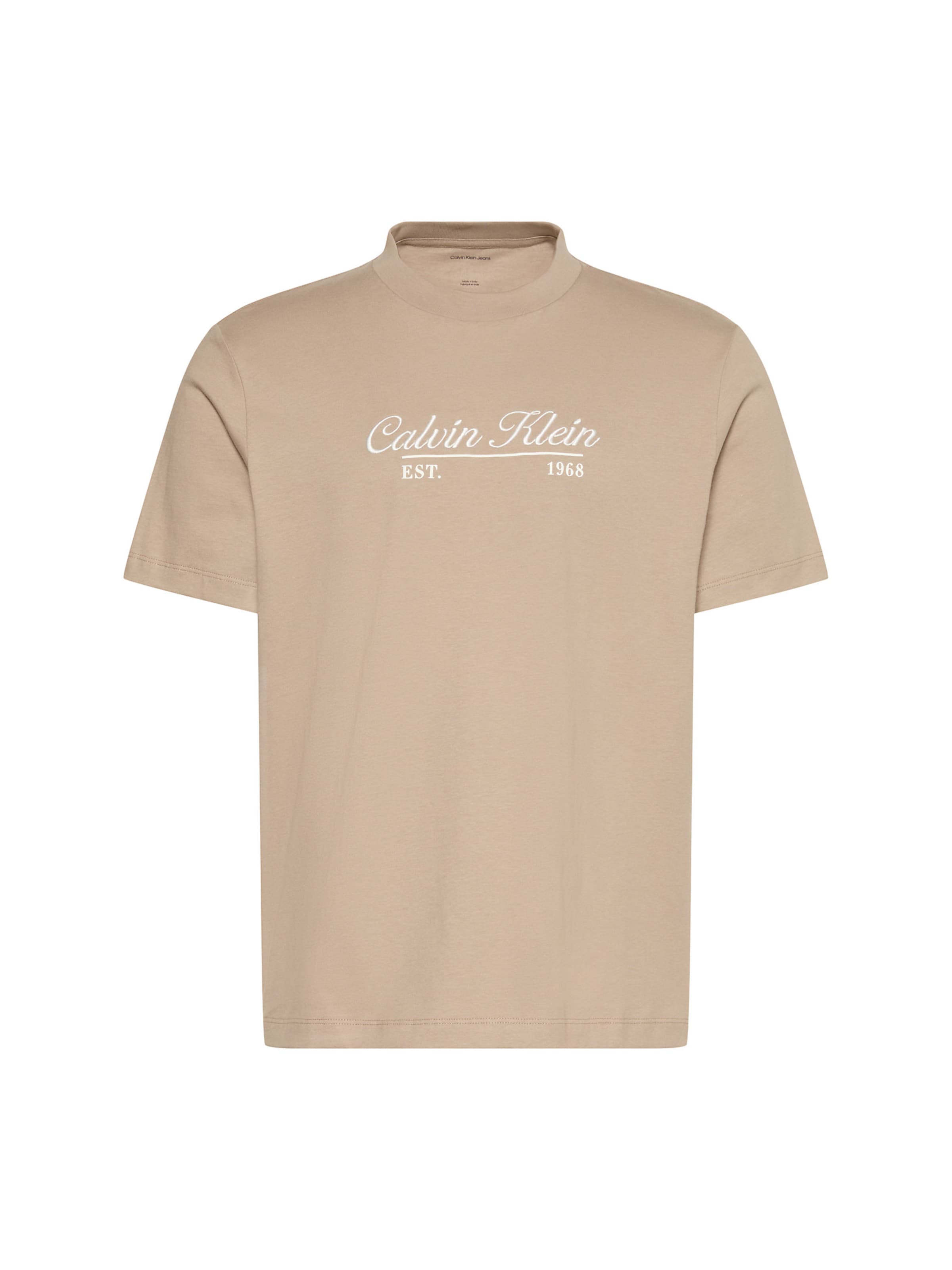 Calvin Klein Jeans Shirt in Beige: front