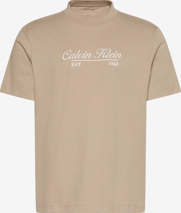 Calvin Klein Jeans Shirt in Beige: front