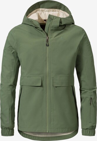 Schöffel Outdoor Jacket 'Lausanne' in Green: front