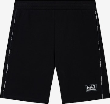 Regular Pantalon EA7 Emporio Armani en noir : devant