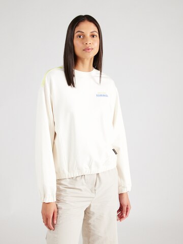 Sweat-shirt 'KEITH' NAPAPIJRI en blanc