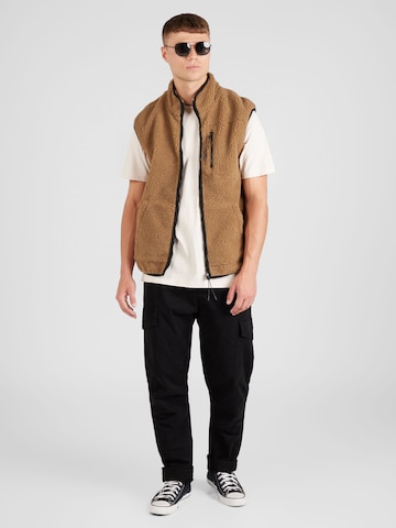 BLEND Vest in Brown