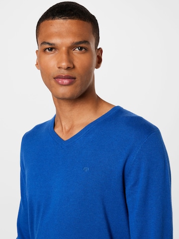 TOM TAILOR Regular Fit Pullover in Blau