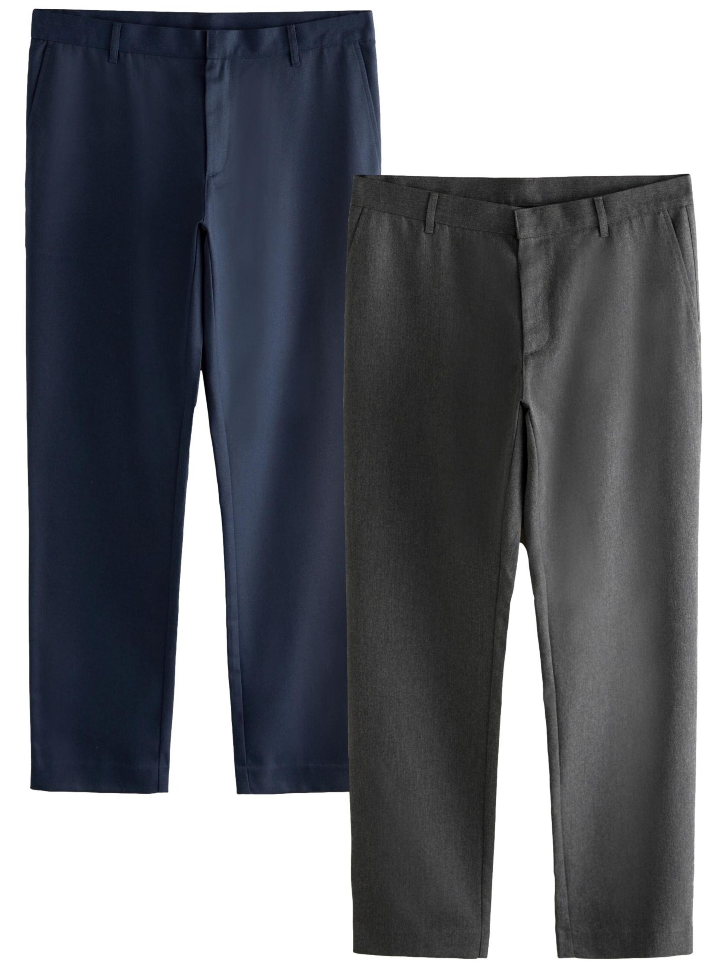 Next Slimfit Chino in Blauw: voorkant