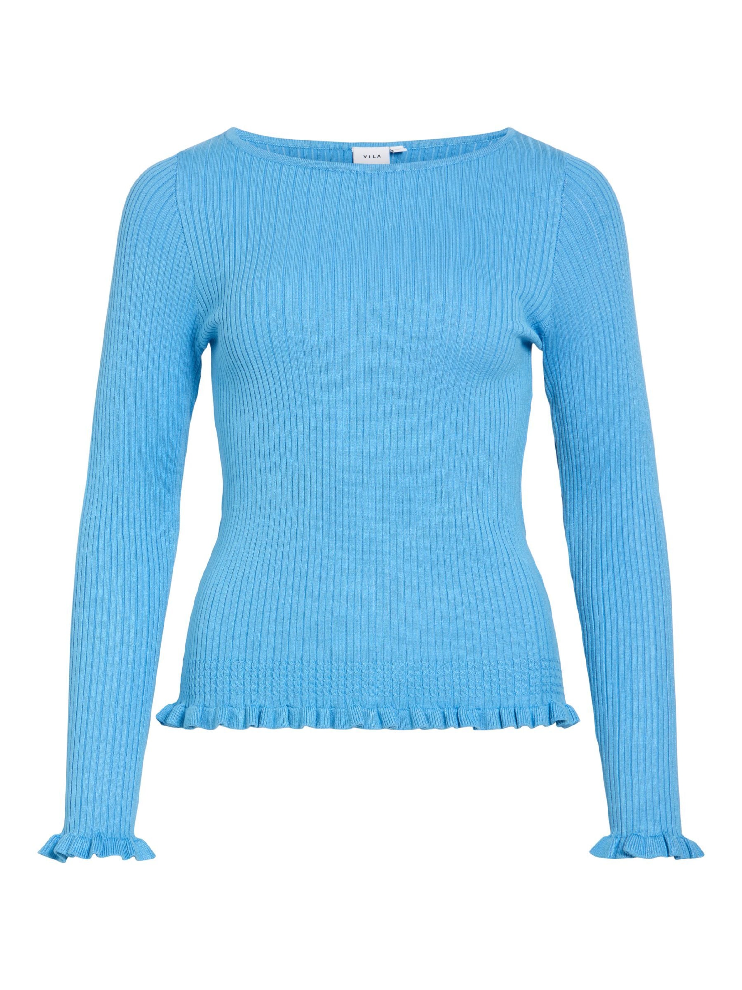 Pull-over 'VIBelia' VILA en bleu : devant