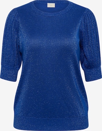 KAFFE CURVE Sweater 'Regitta' in Blue: front