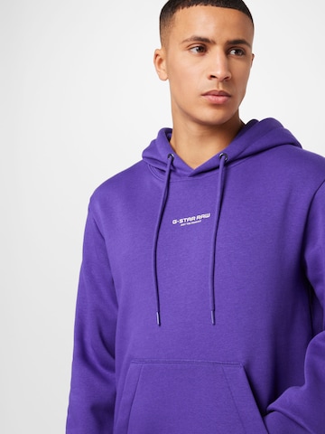 G-Star RAW - Sweatshirt em roxo