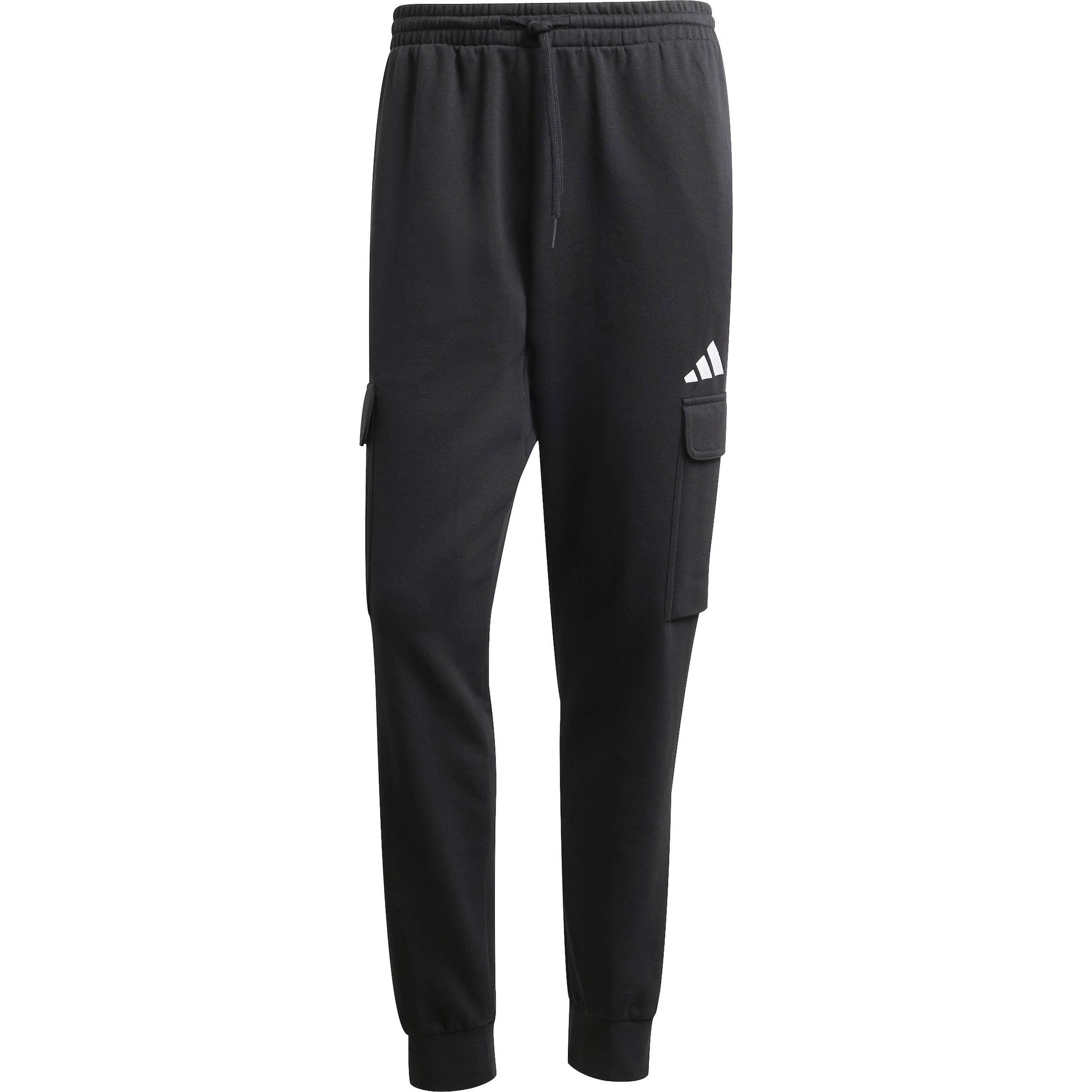 ADIDAS SPORTSWEARTapered Sportske hlače 'Feelcozy' - crna boja: prednji dio