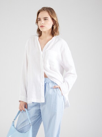 UNITED COLORS OF BENETTON Bluse in Weiß: Vorderseite