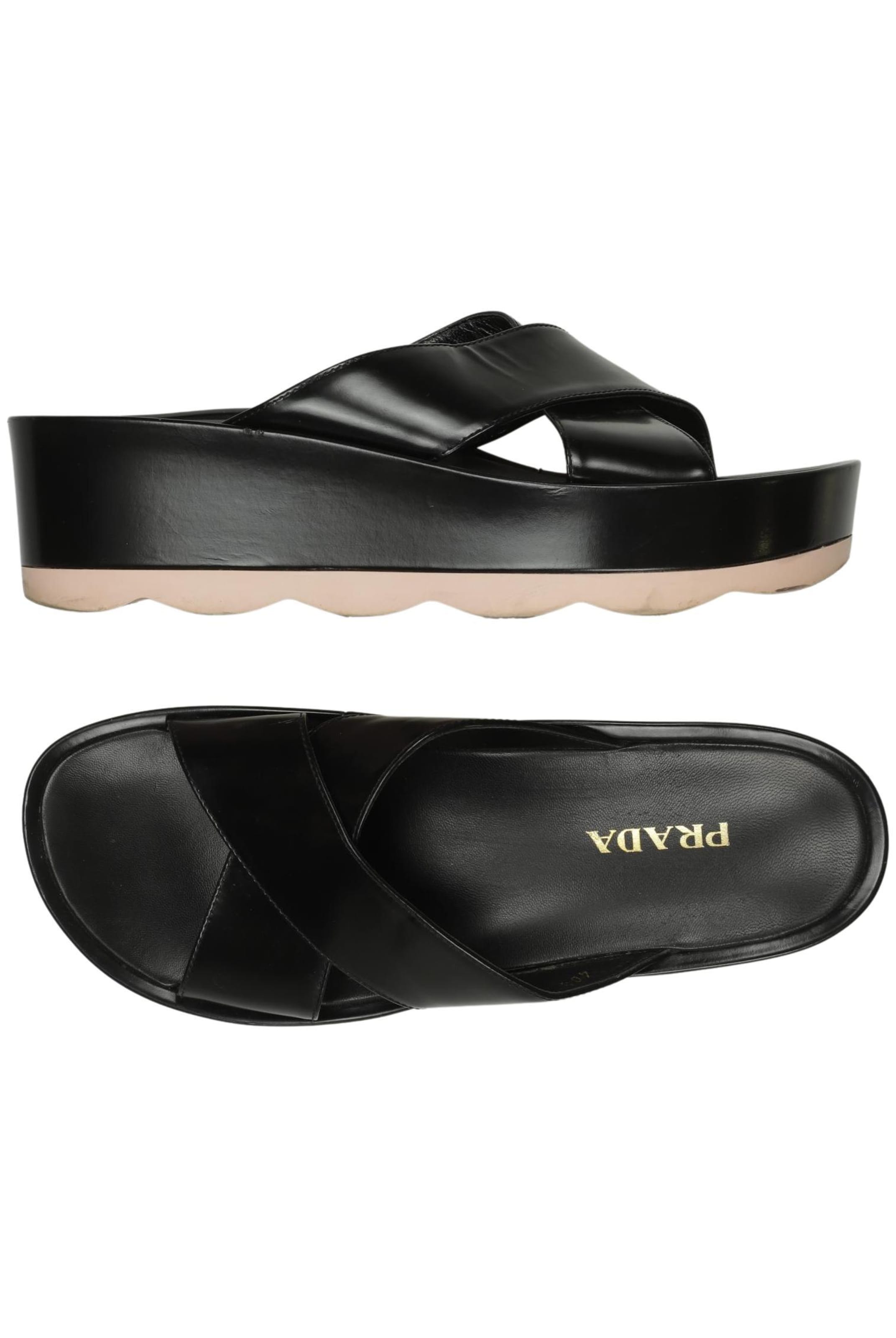 PRADA Sandals & High-Heeled Sandals in 40,5 in Black, Item view