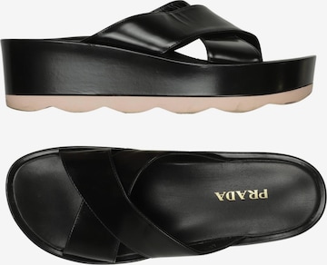 PRADA Sandals & High-Heeled Sandals in 40,5 in Black: front