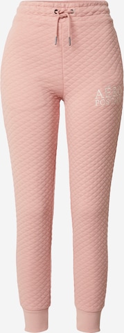 Effilé Pantalon AÉROPOSTALE en rose : devant