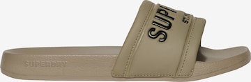 Superdry Strand-/badschoen 'City Luxe' in Beige: voorkant
