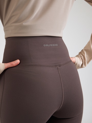 Girlfriend Collective Flared Workout Pants in Brown