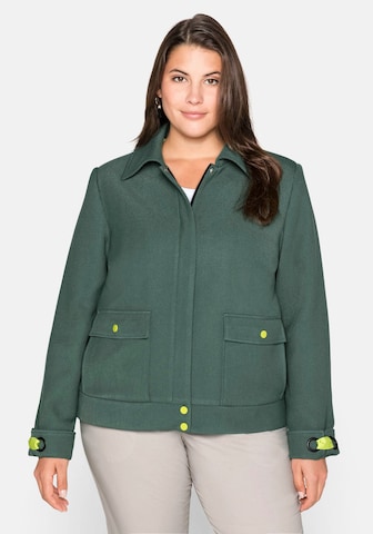 SHEEGO Prehodna jakna | zelena barva: sprednja stran