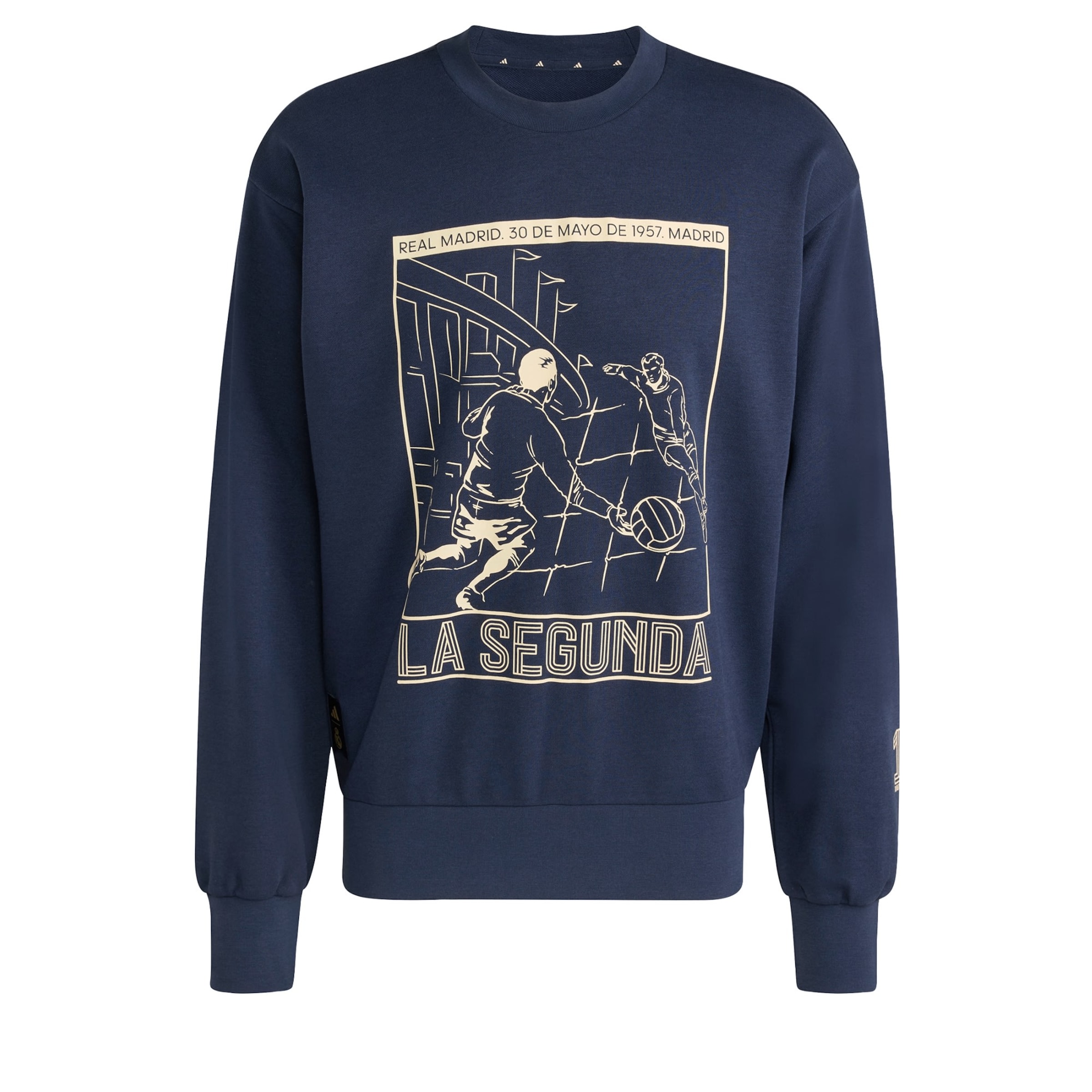 ADIDAS PERFORMANCE - Camiseta deportiva 'Real Madrid Heritage' en azul: frente