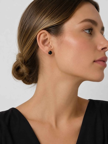 RteRme - Pendientes 'Nuala Earrings Night' en negro: frente