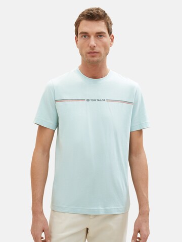 T-Shirt TOM TAILOR en bleu : devant