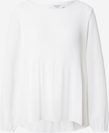 ZABAIONE Bluza 'Ev44a' | bela barva: sprednja stran