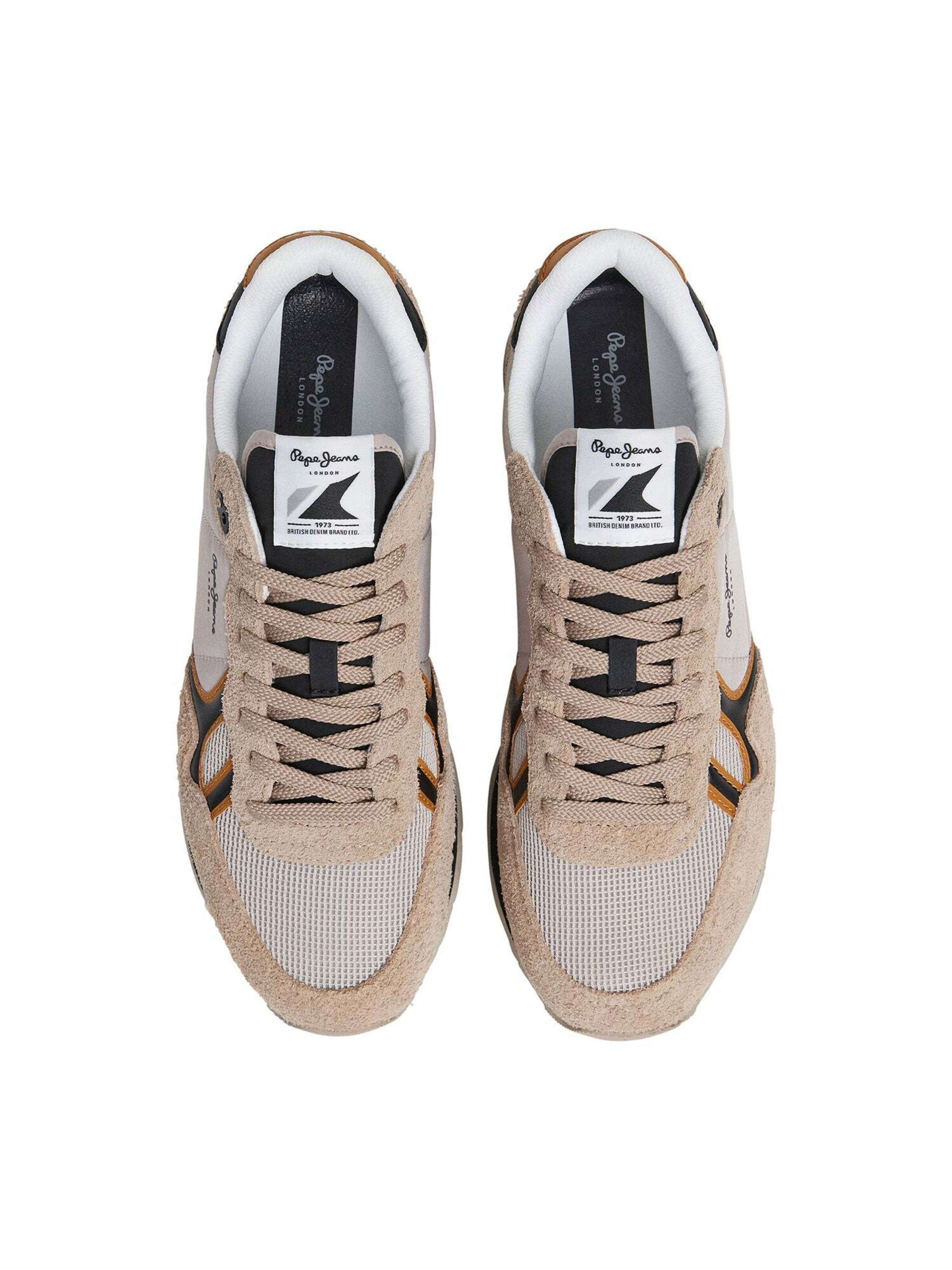 Pepe Jeans Sneaker  ' BRIT FUN' in Beige