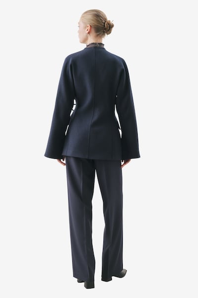 MANUKA Mantel in L in navy, Produktansicht