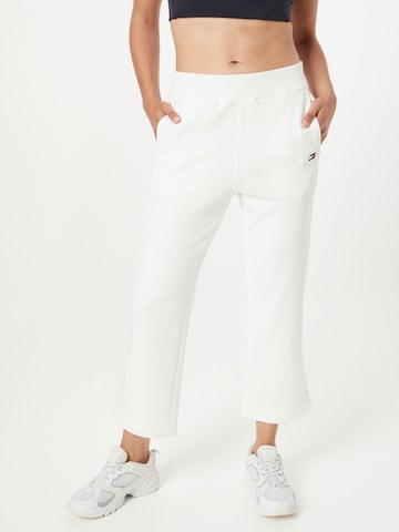 TOMMY HILFIGER Boot cut Pants in White: front