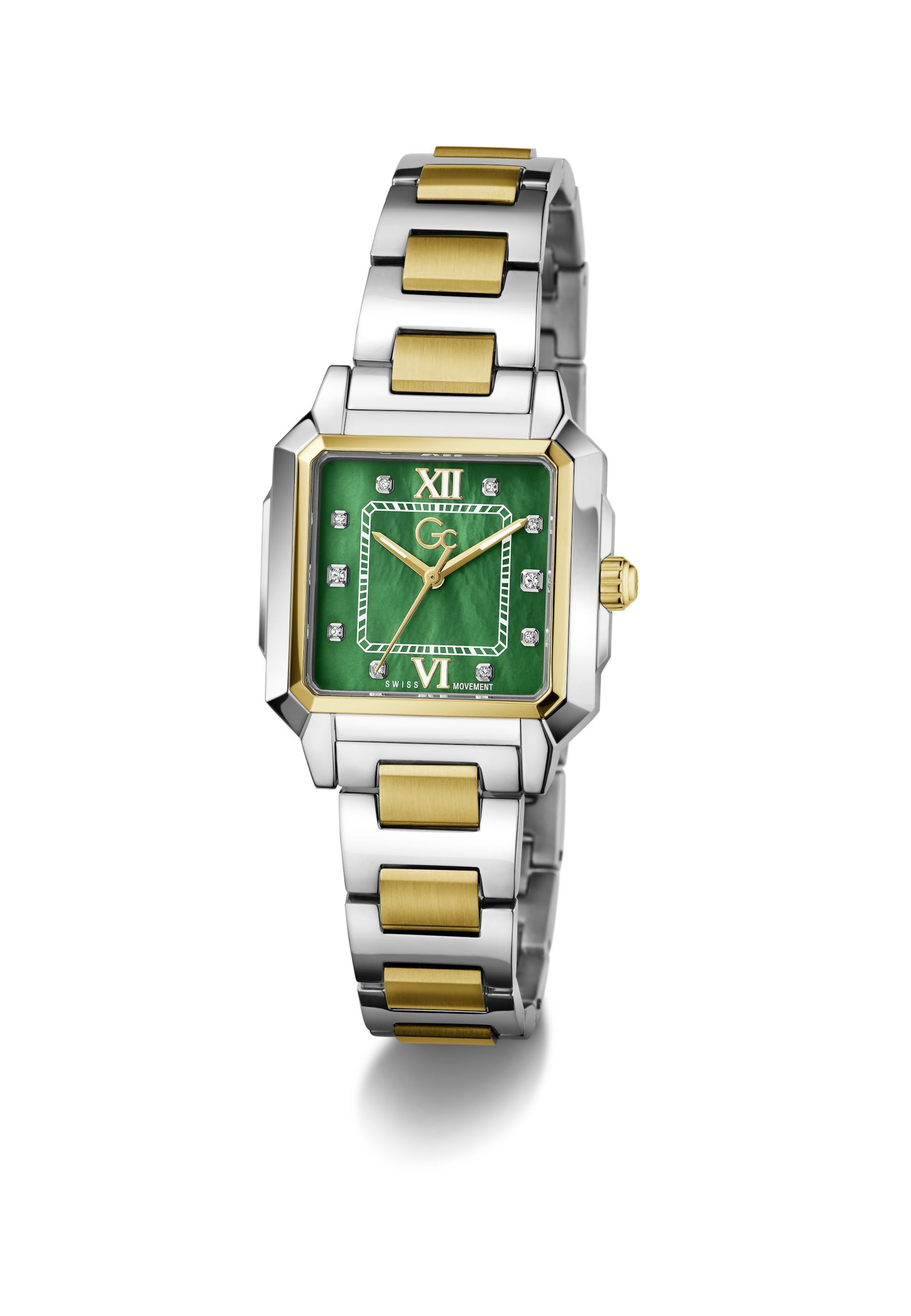 Gc Analogt ur i guld