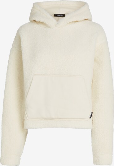 Karl Lagerfeld Sweater majica 'Teddy' u bijela, Pregled proizvoda