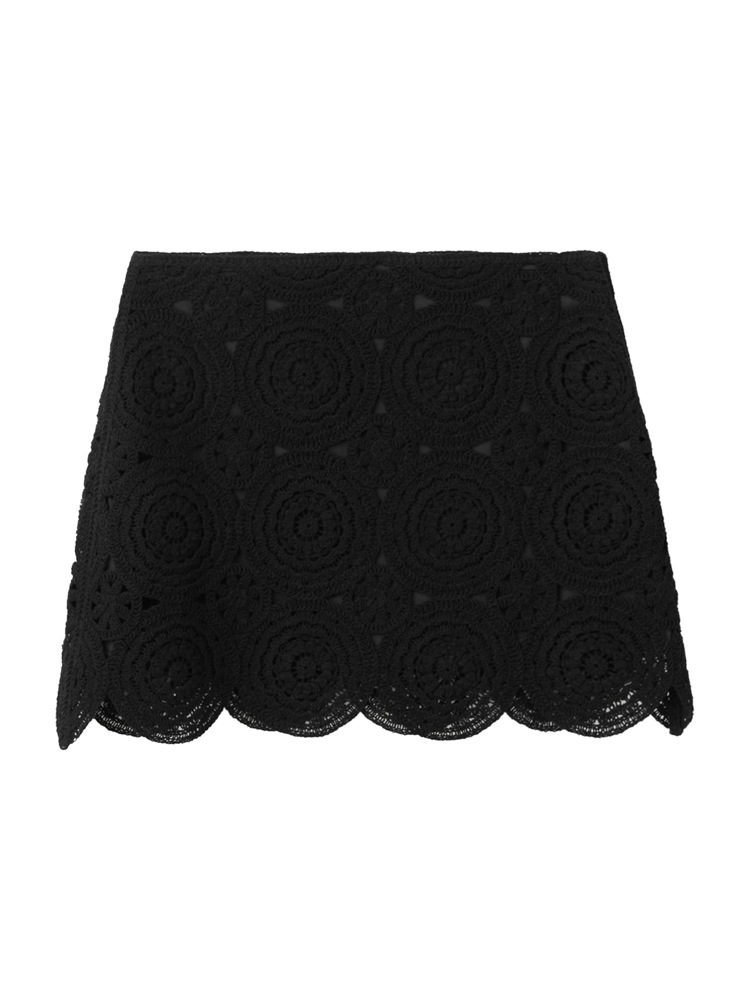 MANGO Rok 'ISABEL' in Zwart: voorkant