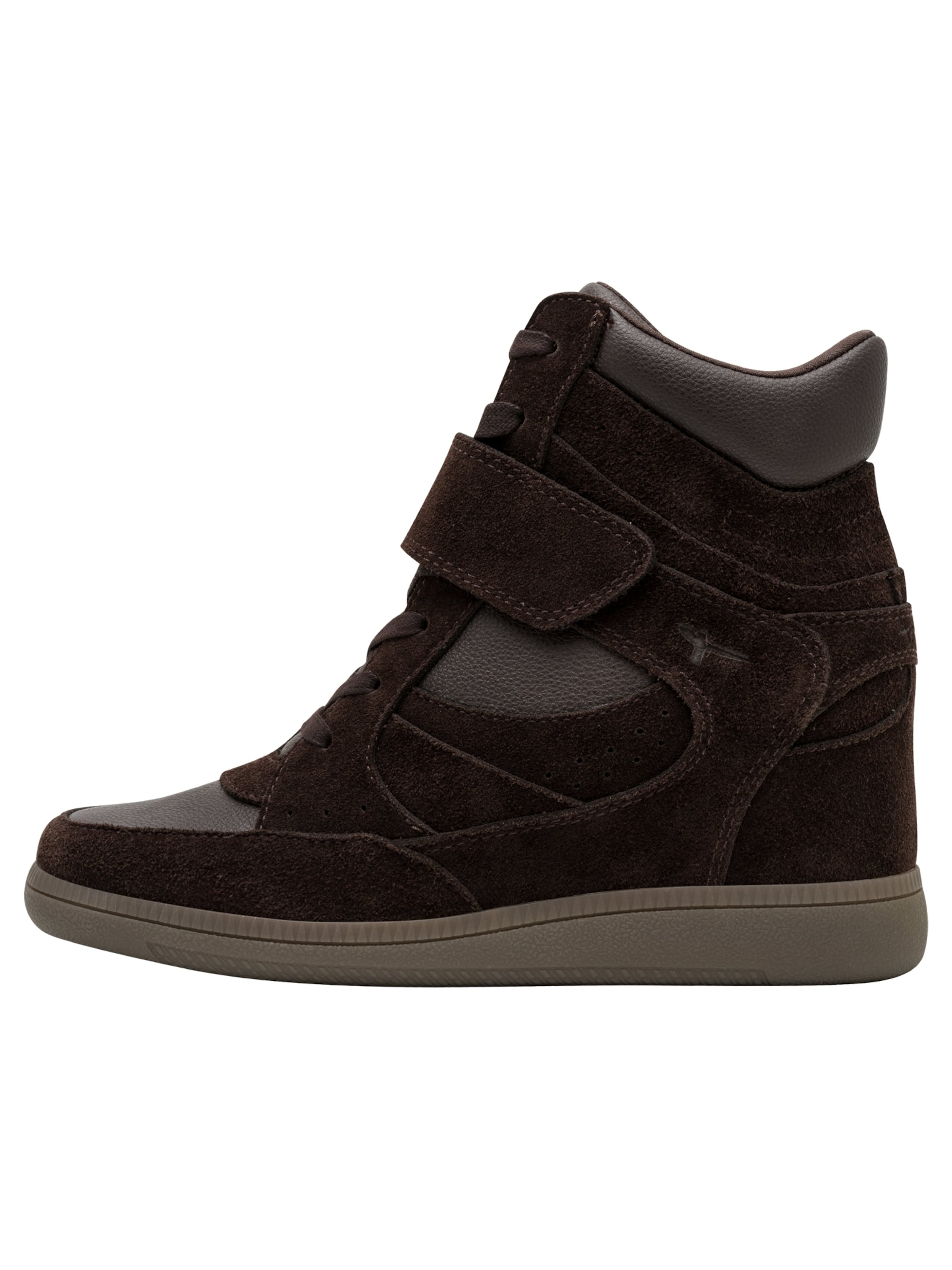 Baskets hautes Tamaris en marron