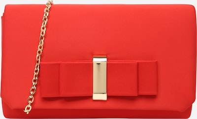 mascara Clutch 'BELL BOW II' in gold / rot, Produktansicht