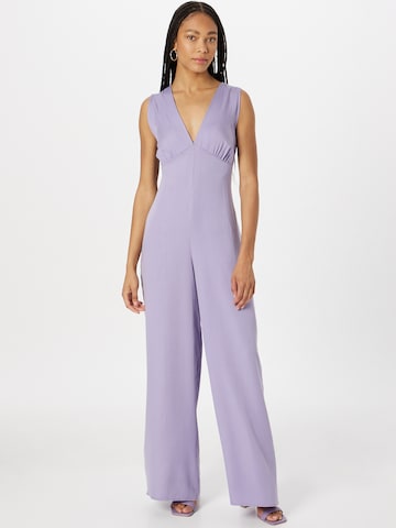 Nasty Gal Jumpsuit in Purple: front