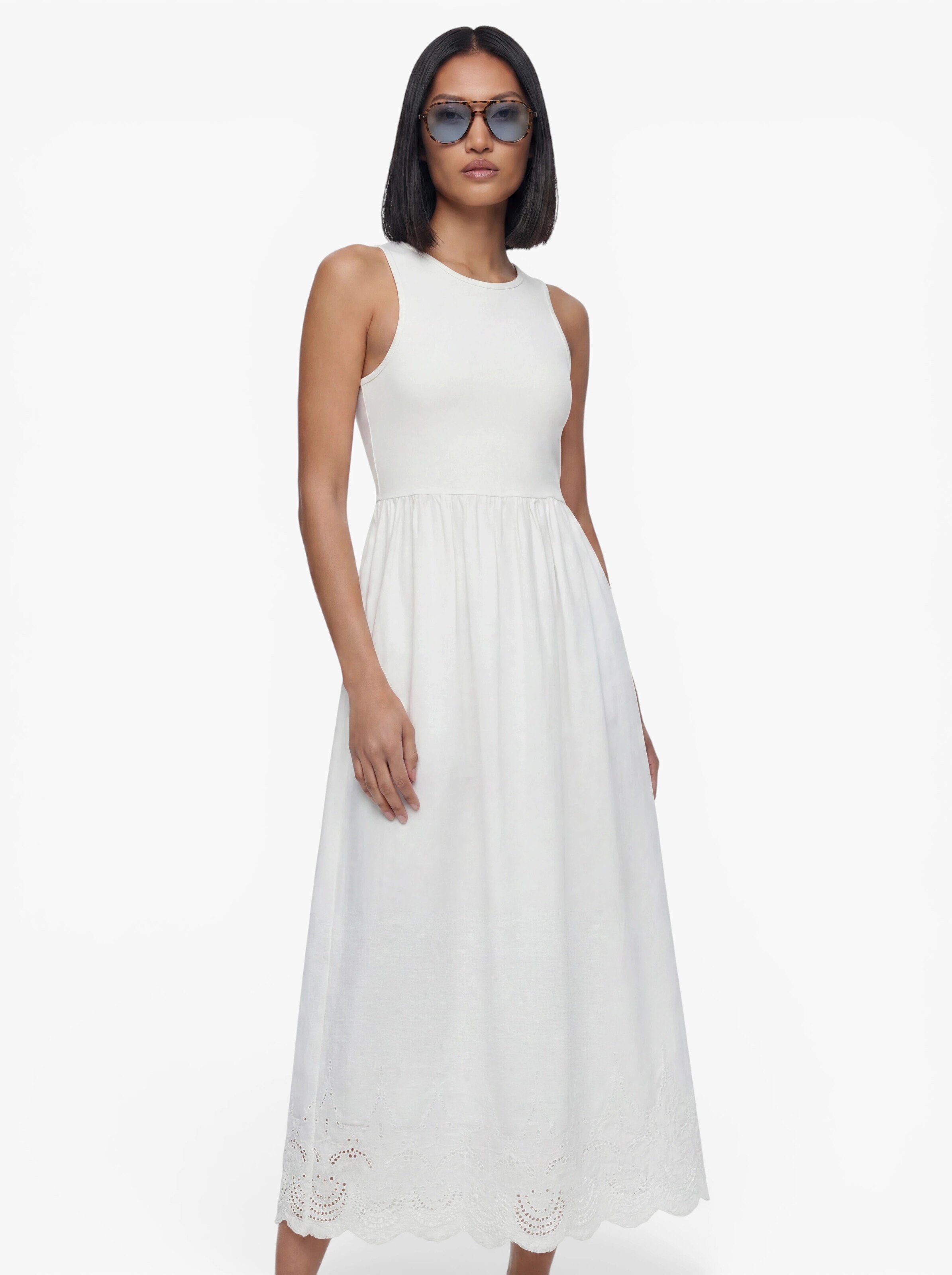 Robe 'VMCADY' VERO MODA en blanc