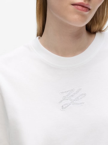 Karl Lagerfeld Футболка 'Autograph' в Белый