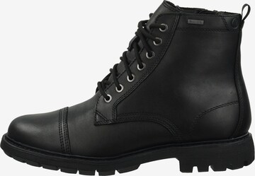 Stivale stringato 'Batcombe Cap' di CLARKS in nero