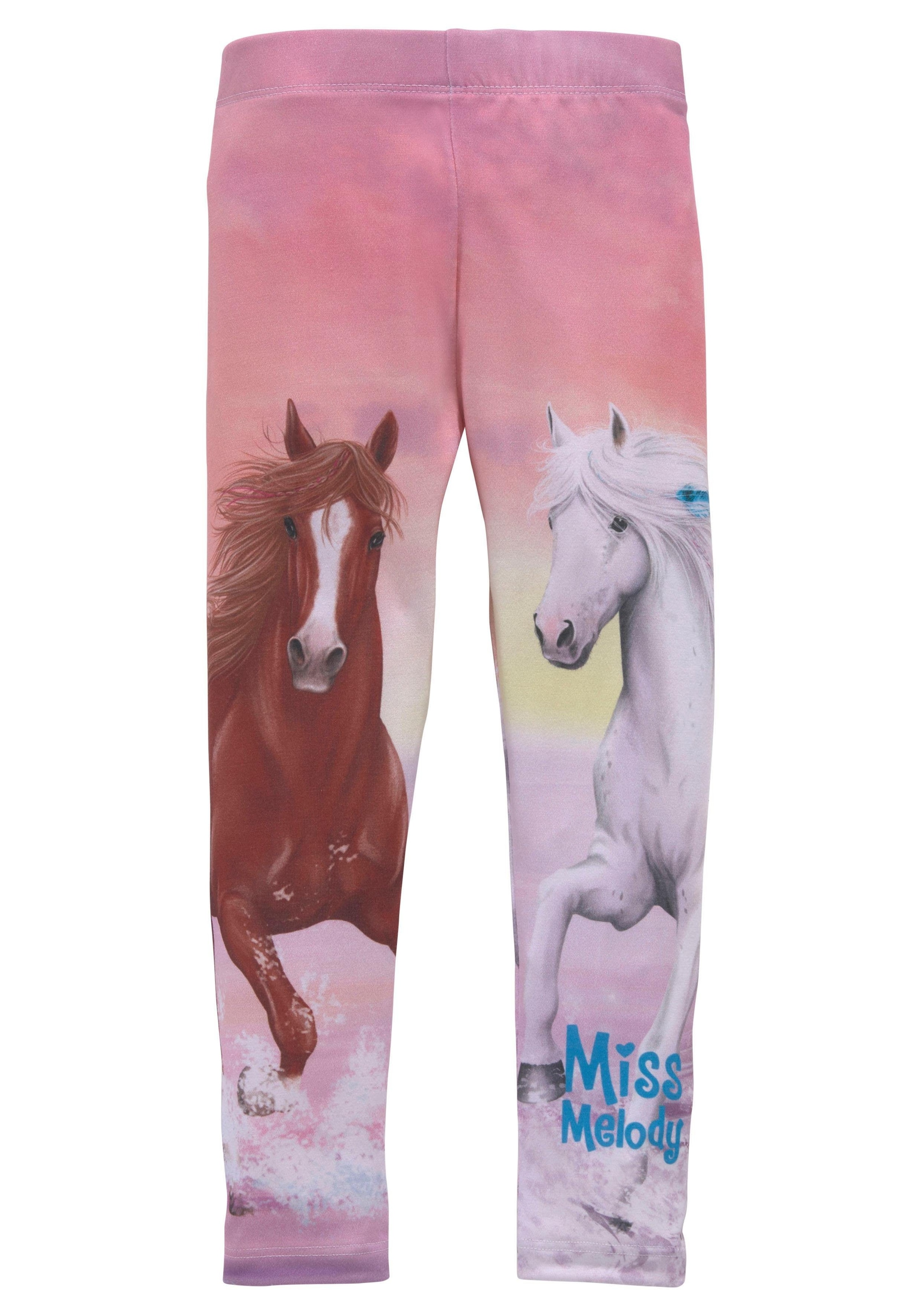 Miss Melody Skinny Leggings in Pink: Vorderseite
