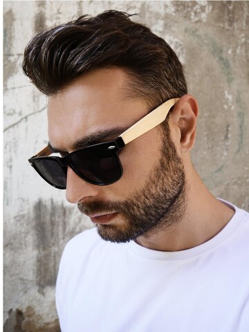 VEYREY Sonnenbrille 'Nerd'‌‌‌‌‌‌‌ in Schwarz