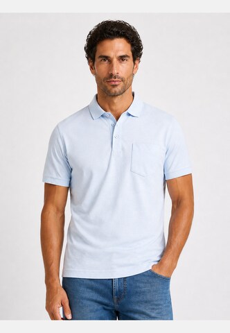 HECHTER PARIS Poloshirt in Blau: Vorderseite