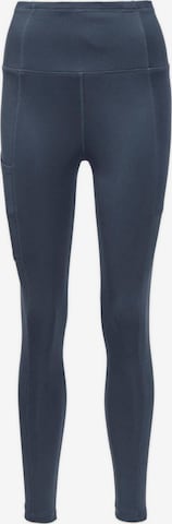Skinny Leggings Goldner en bleu : devant
