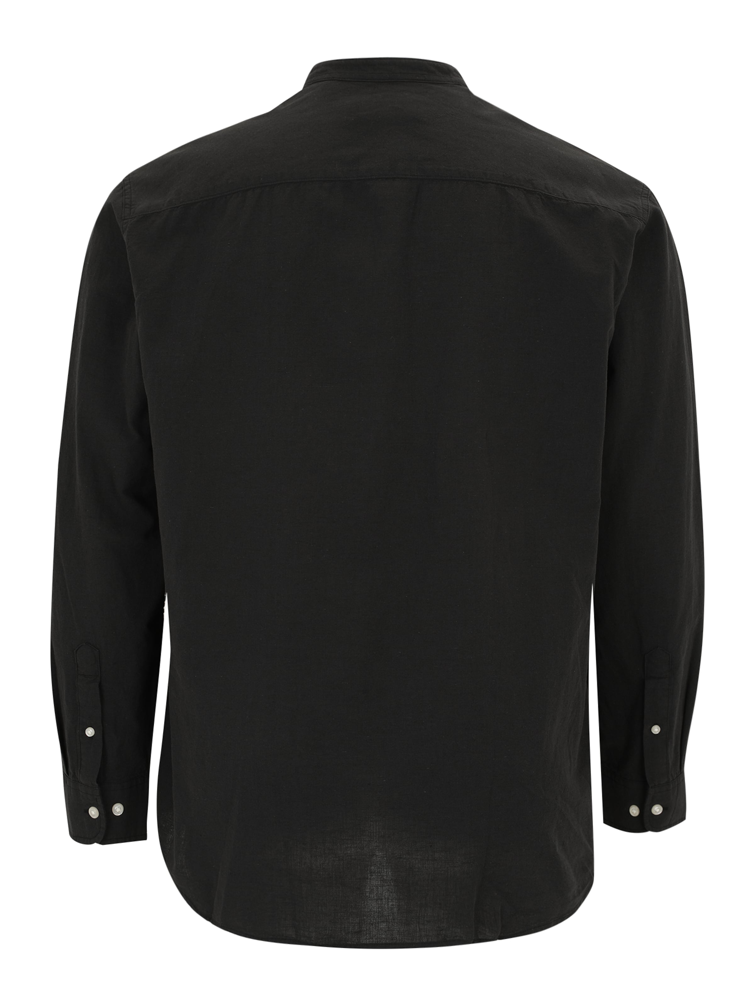 Jack & Jones Plus Přiléhavý střih Košile 'JJEBreeze' – černá