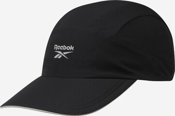 Casquette de sport Reebok en noir : devant