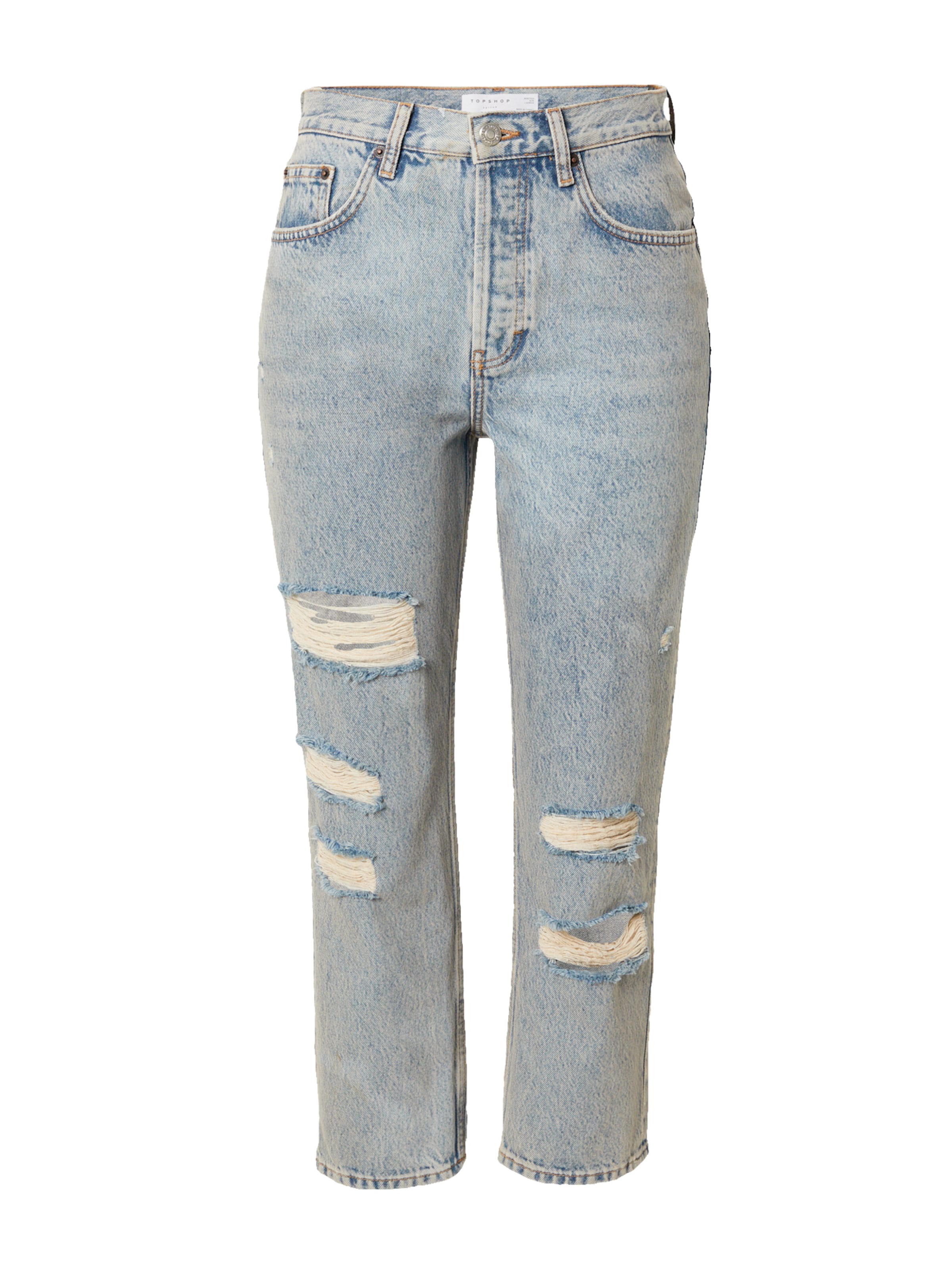 TOPSHOP Regular Jeans 'Editor' in Blue: front