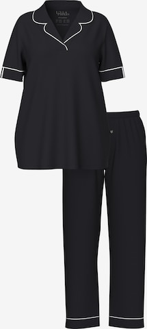 Pyjama Ulla Popken en noir : devant